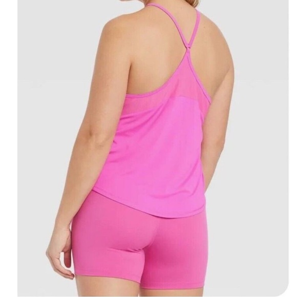 All in Motion Fitness Tank Pink Spaghetti Strap Racerback Size Large - Picture 3 of 9